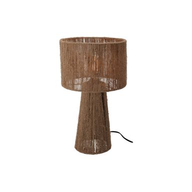 L&aacute;mpara de mesa de yute Taena &Oslash;27x45cm