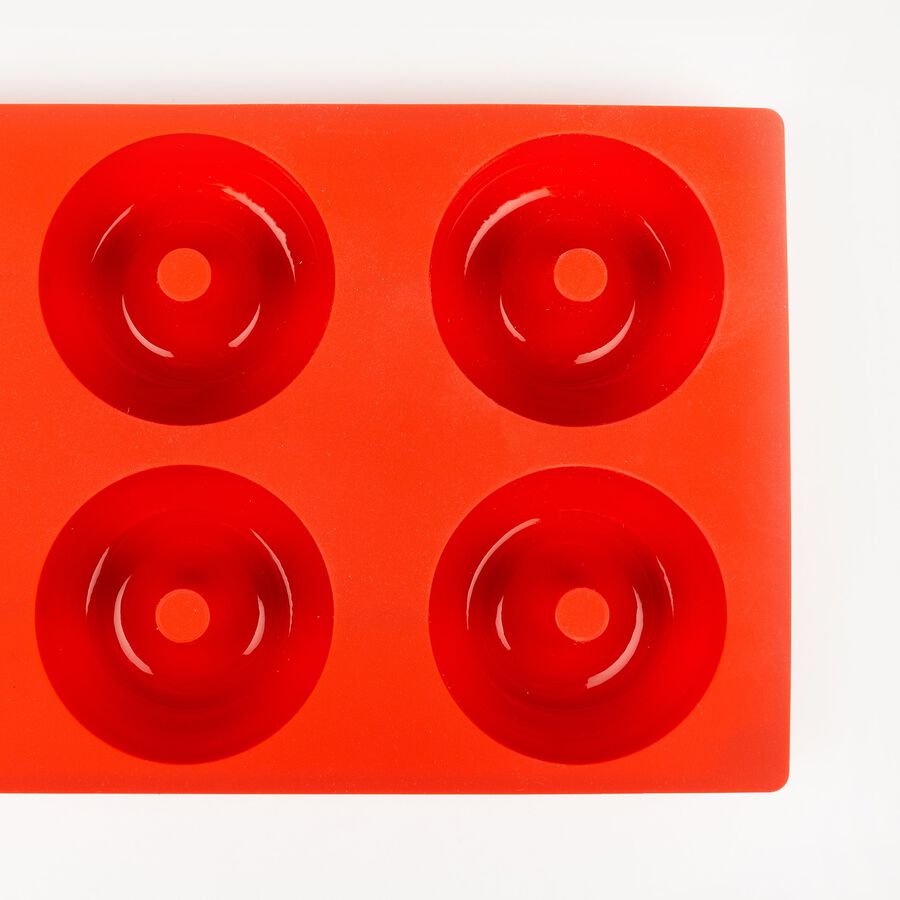 Molde 6 unidades rojo Doghnut - Lékué