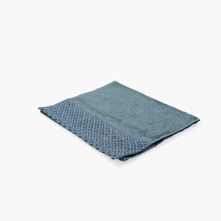 Toalla de tocador de algod&oacute;n 100% verde Nido 30x50cm - 500 g/m&sup2;