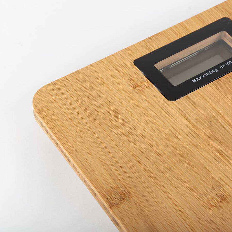 B&aacute;scula para ba&ntilde;o de bamb&uacute; 28x28x3cm