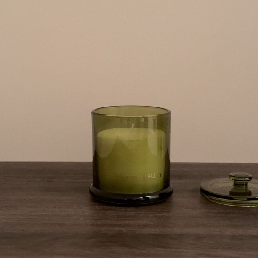 Vela aromática en vaso de cristal Lily of the valley Durcal Ø10x13cm