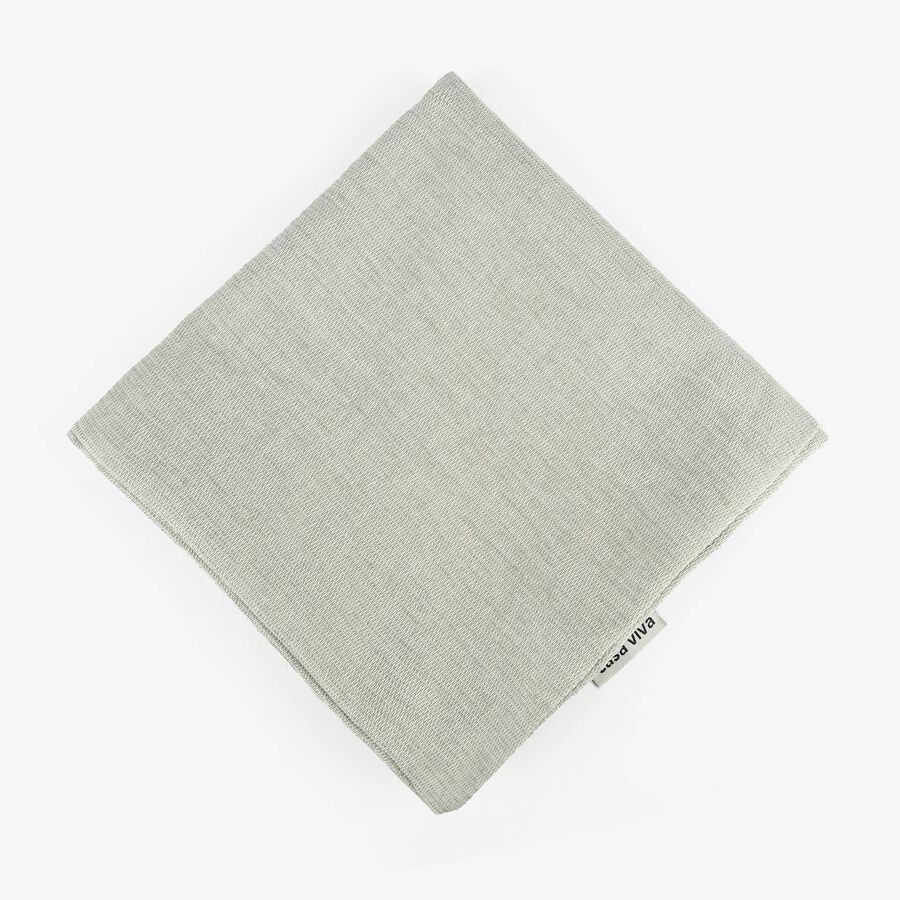 Funda de cojín exterior de algodón reciclado gris Siman 45x45cm