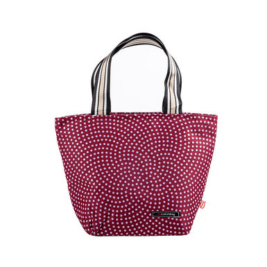 Bolsa lunch bag burdeos Dots Iris