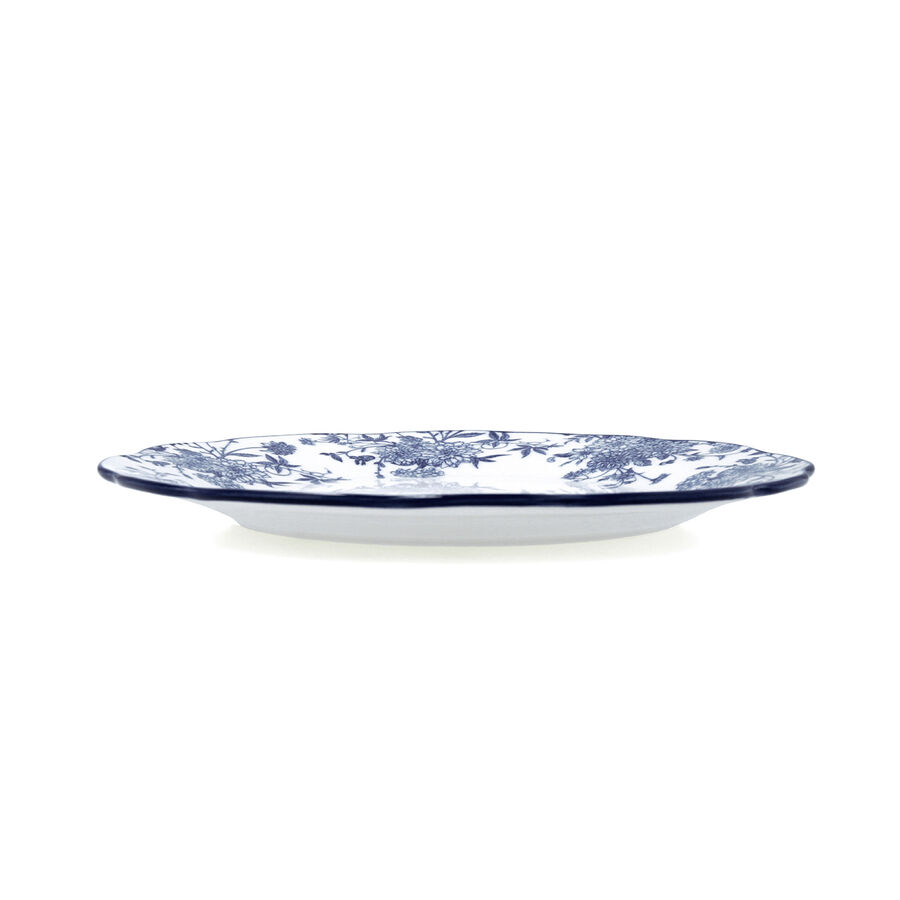 Plato llano azul de porcelana Charlotte &Oslash;26cm