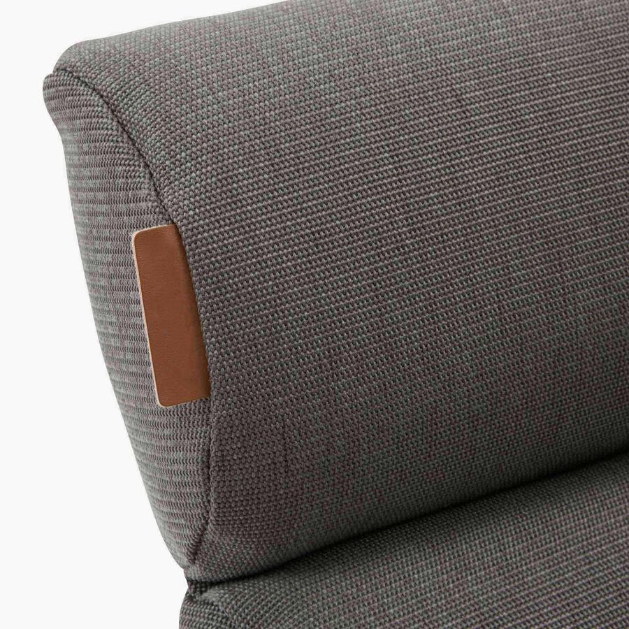 Conjunto de jard&iacute;n para 4 personas de acero cafe Solani