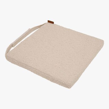 Cojin para silla de jard&iacute;n con velcro beige Soreya 40x40cm