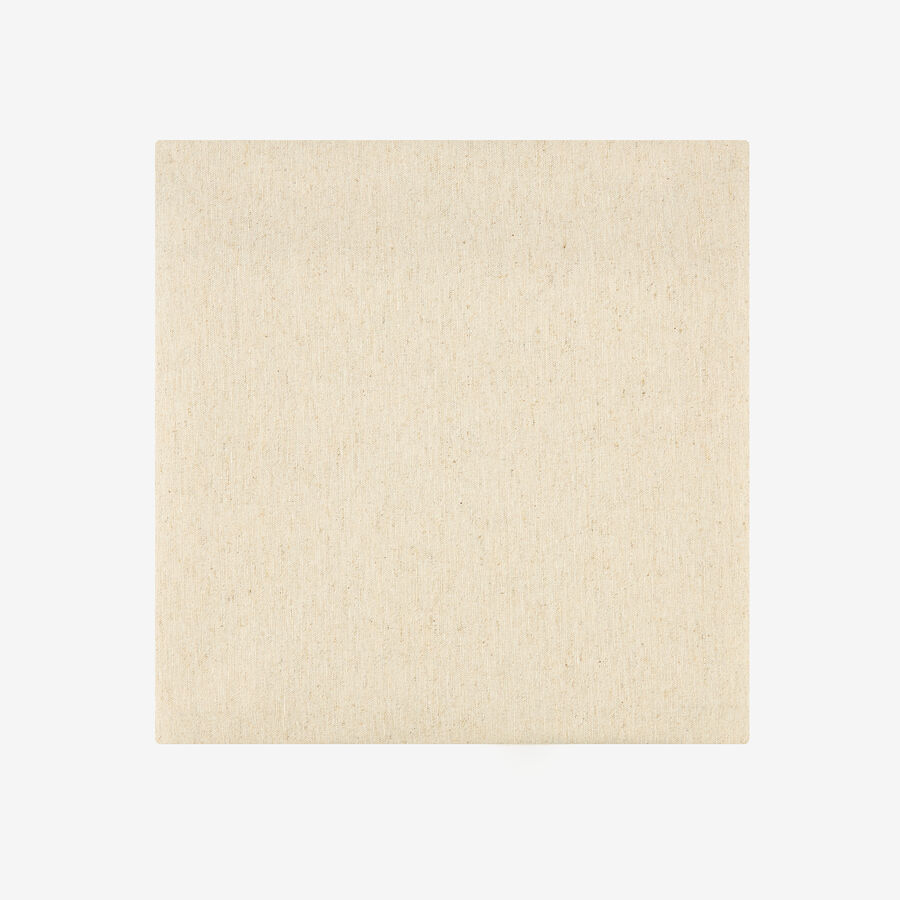 Mantel de lino beige Ador 140x140cm