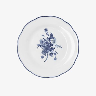 Plato de postre azul de porcelana Charlotte &Oslash;19cm