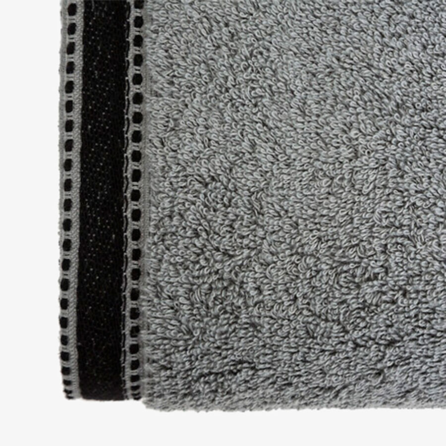 Toalla de ducha de algod&oacute;n gris Sena 70x130cm - 550 g/m&sup2;
