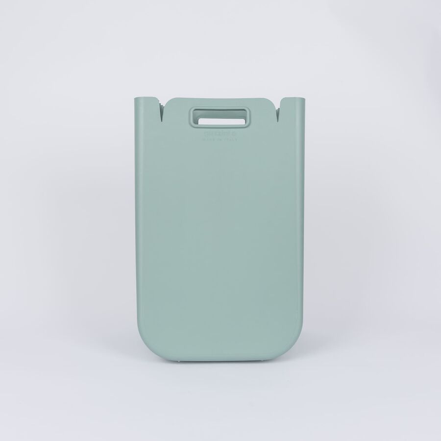 Cubo plegable de pl&aacute;stico para reciclaje verde - Guzzini