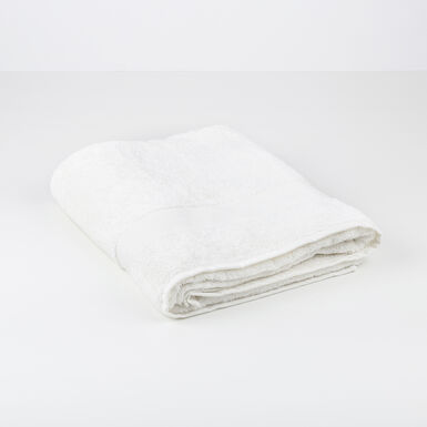 Toalla de ducha de algodón blanco cálido Vic 70x140cm - 500 gr/m²