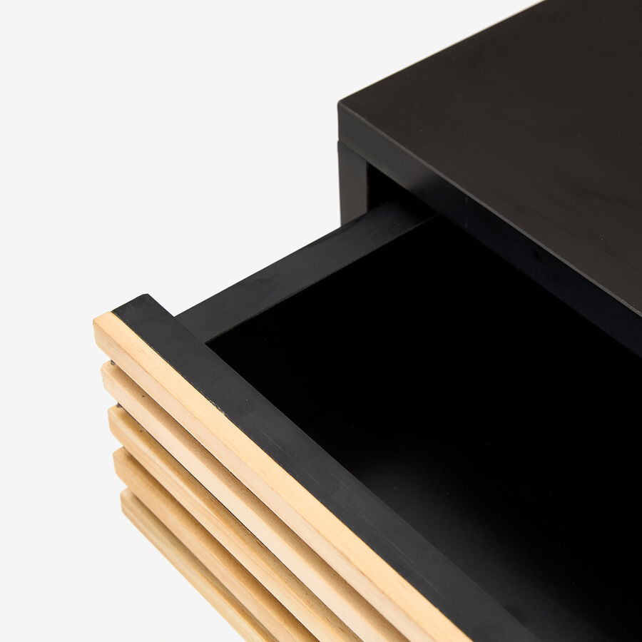 Escritorio de madera MDF y metal Bika 100x40x80cm