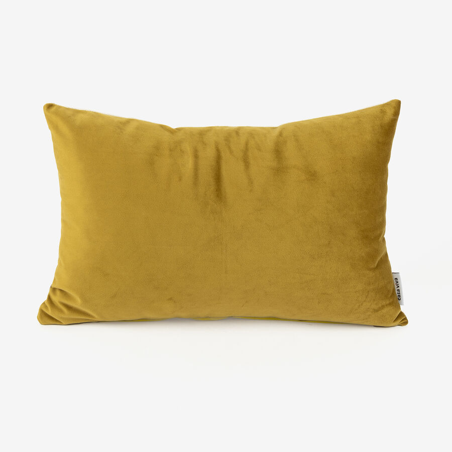 Funda de coj&iacute;n de terciopelo verde oliva 30x45cm