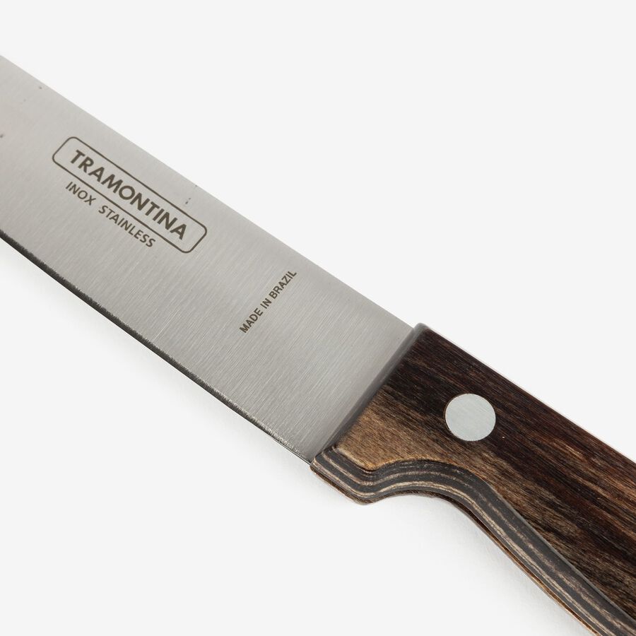 Cuchillo chef con mango madera 18cm