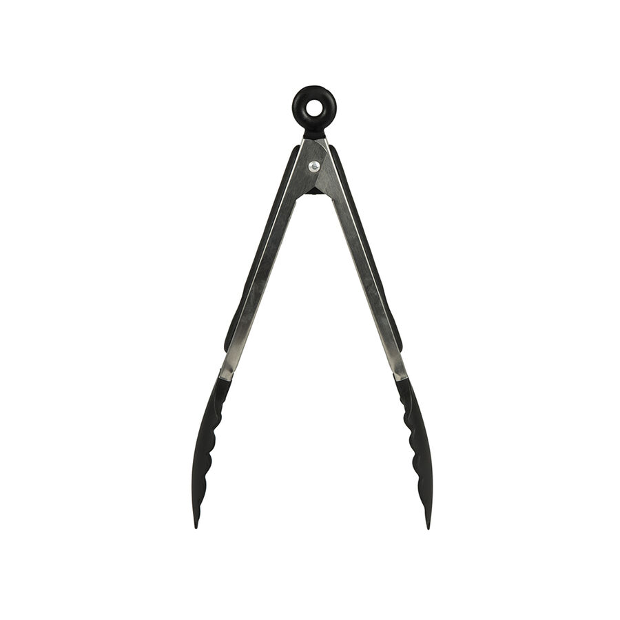 Pinzas de cocina de silicona y acero inoxidable 27cm