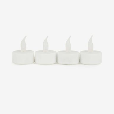 Set de 4 velas de té Led con parpadeo