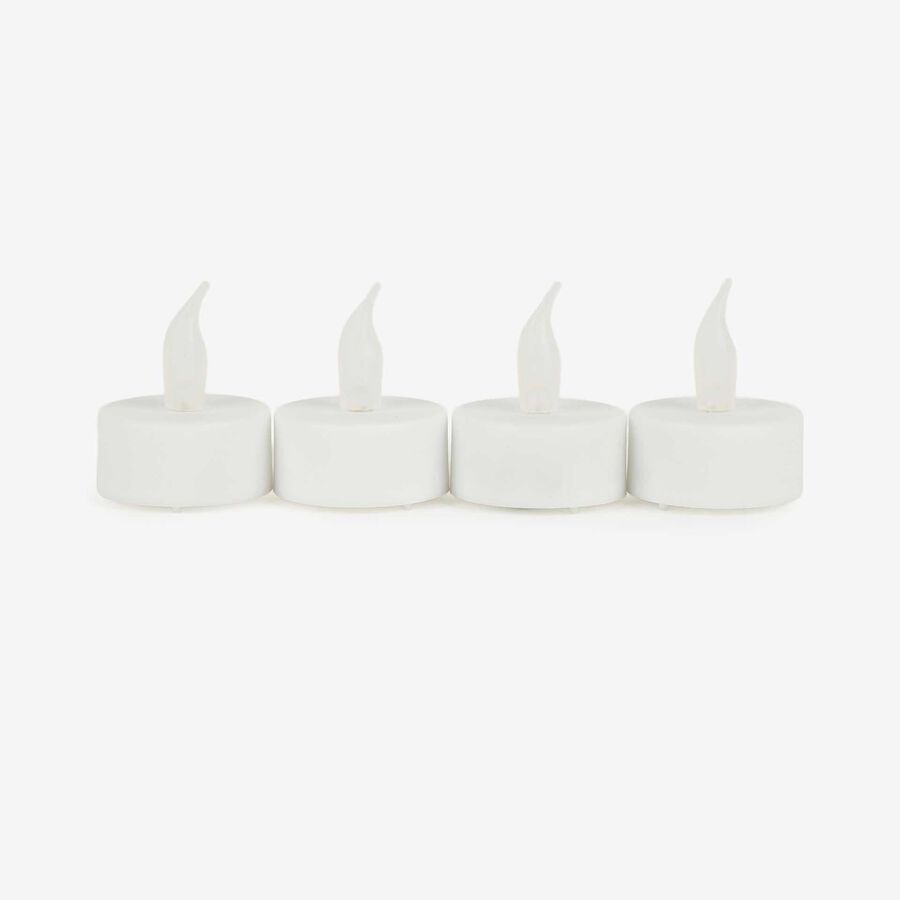 Set de 4 velas de té Led con parpadeo