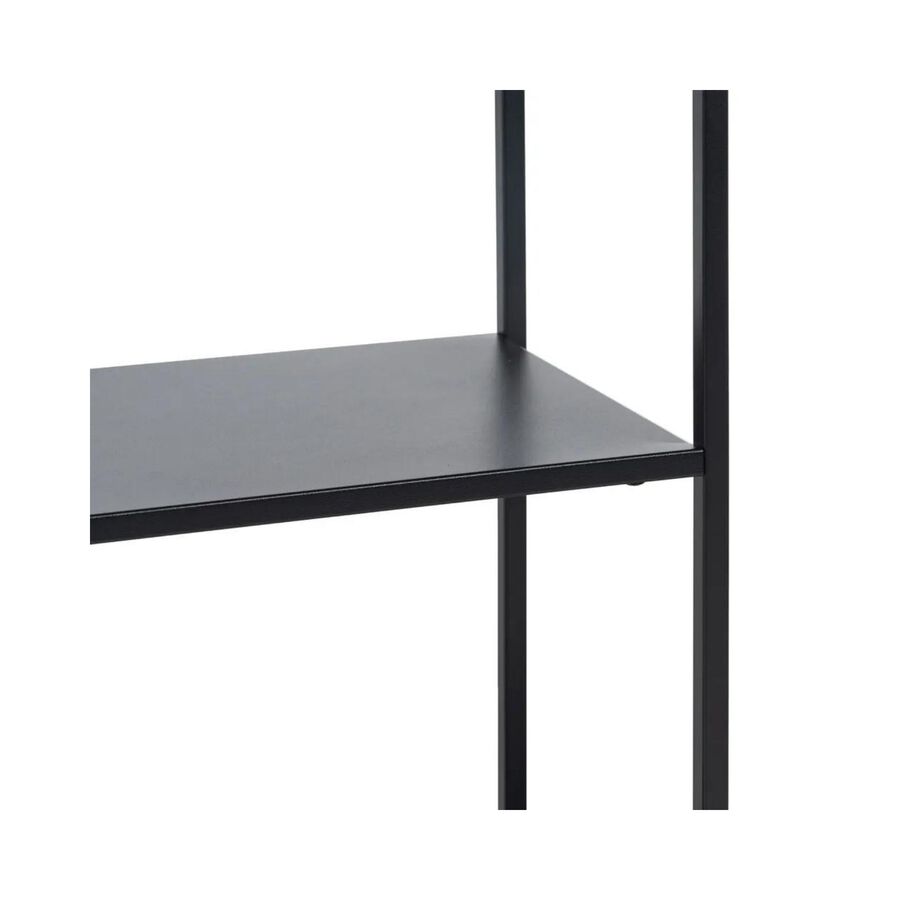 Estantería de acero negro Calista 90x30x188cm