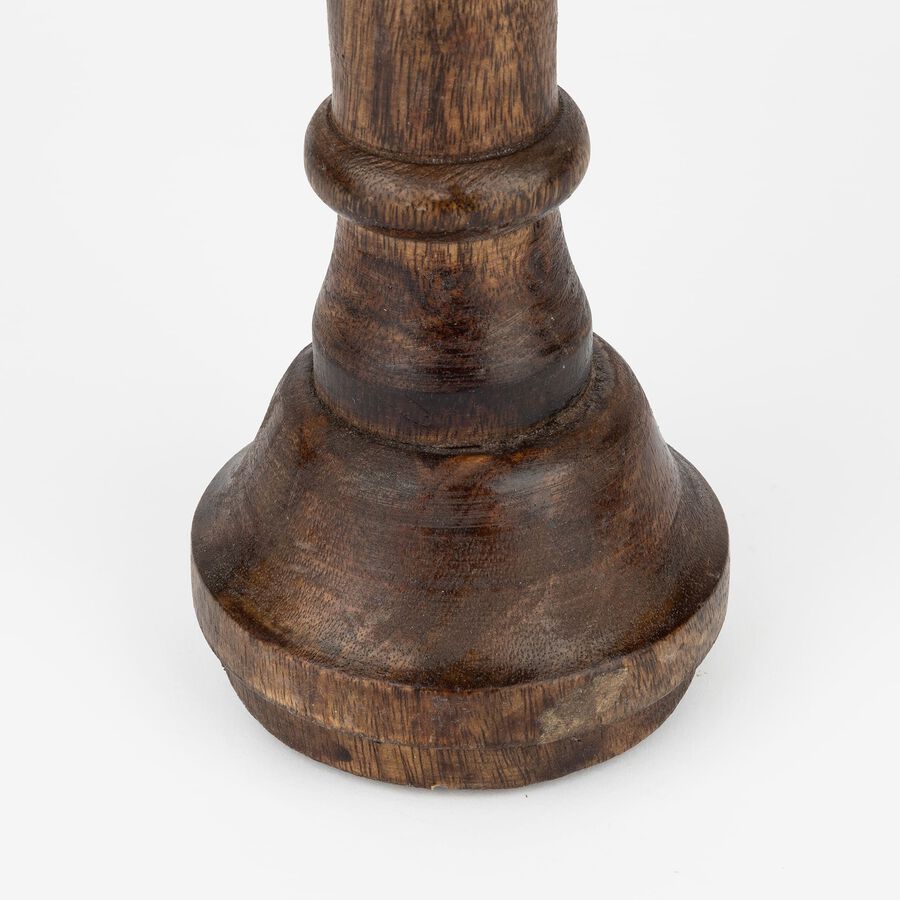 Candelabro de madera de mango Sila 20cm