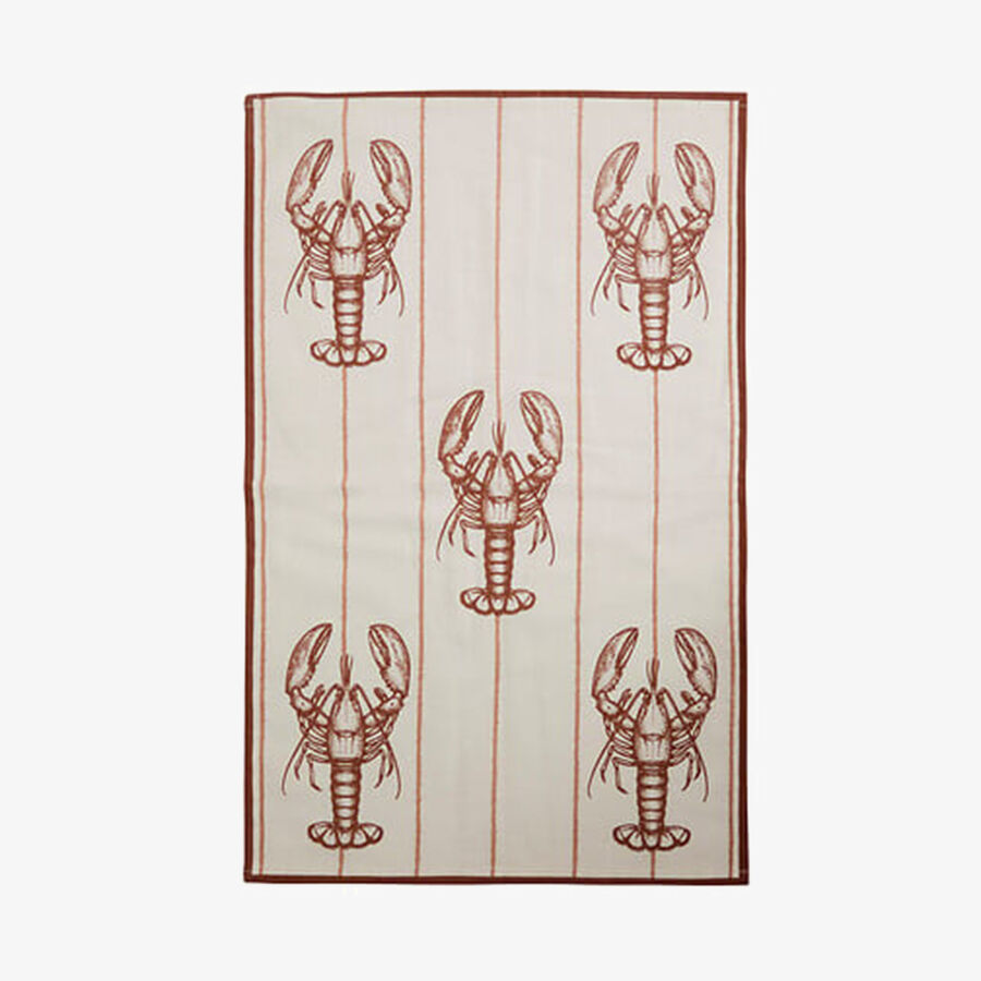 Set de 3 pa&ntilde;os de cocina de algod&oacute;n mostaza 45x70cm