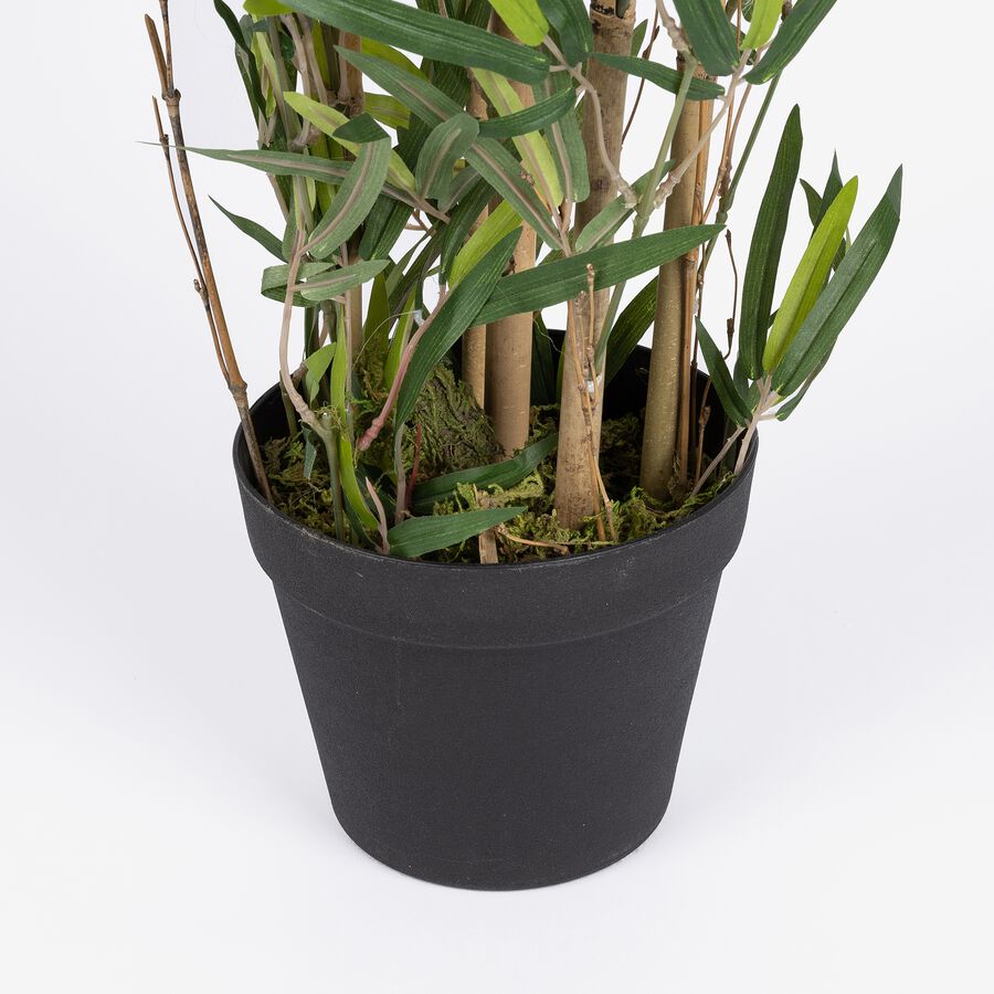 Planta de bambú artificial en maceta 98cm