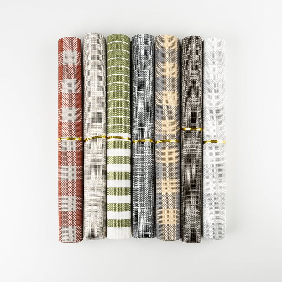 Mantel individual a rayas 45x30cm