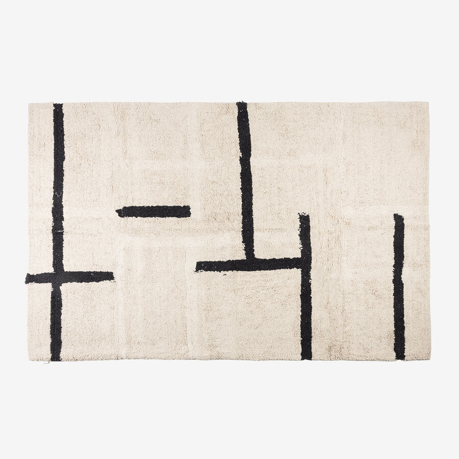 Alfombra de algodón Stripes 160x230cm