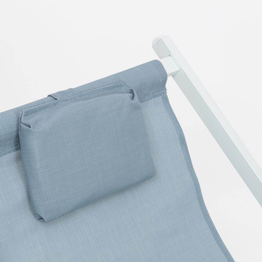 Hamaca de jard&iacute;n azul de aluminio Ereses 101 cm