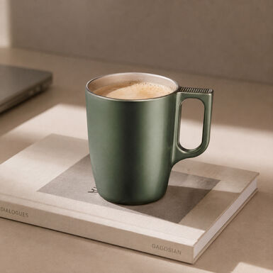 Mug de vidrio verde Flashy 25cl