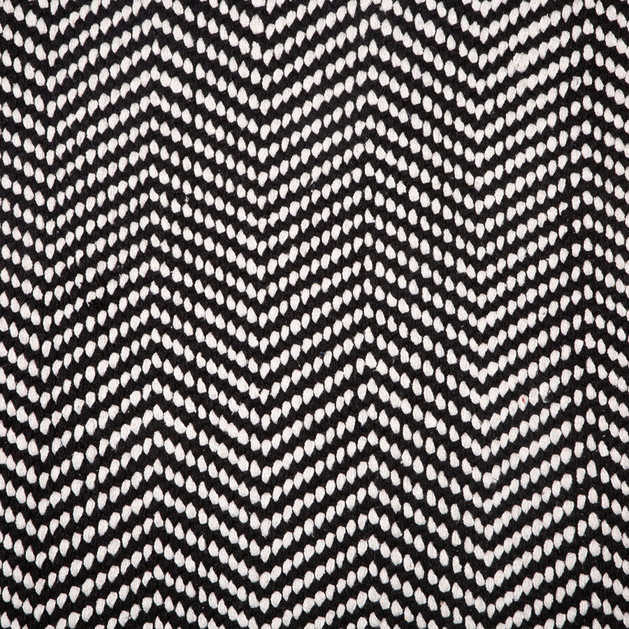 Alfombra de algod&oacute;n Black&White 140x220cm