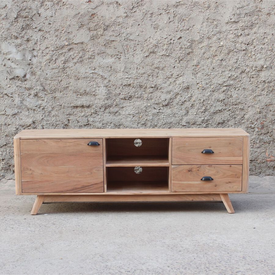 Mueble de televisión de madera Attic 160x40x55cm Clau&Chloe