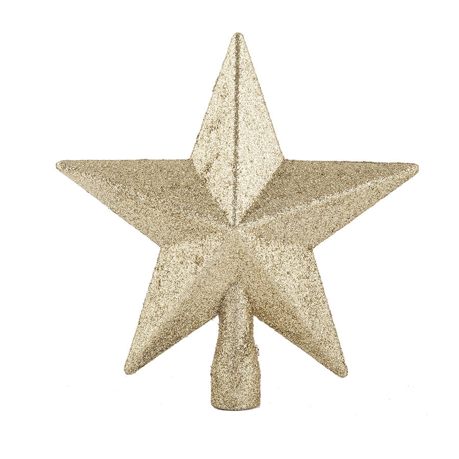 Estrella para árbol dorada 19cm