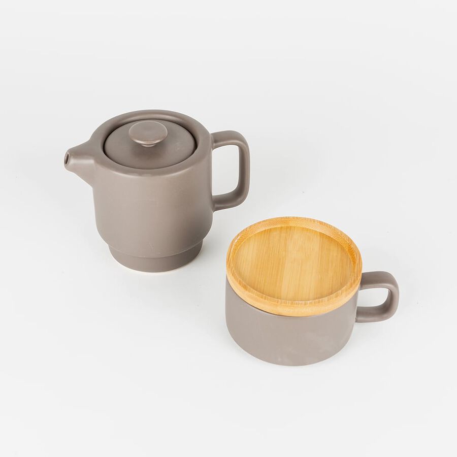 Tetera/cafetera Tierra color taupe