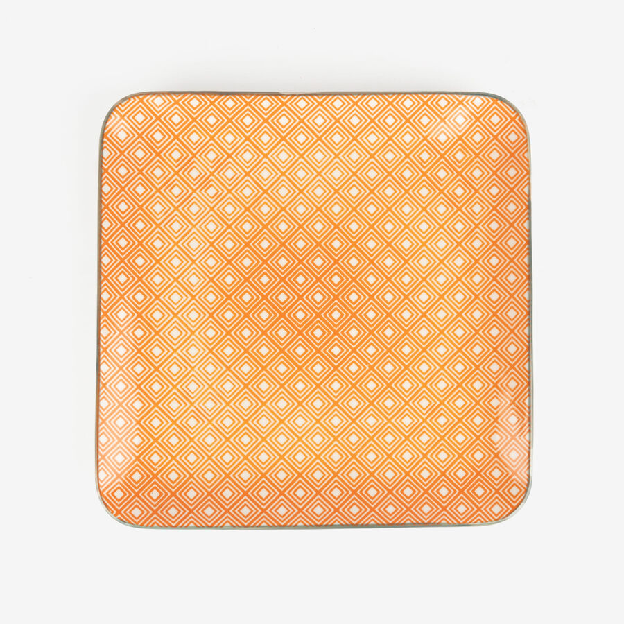 Bandeja de porcelana Okinawa 21x21cm