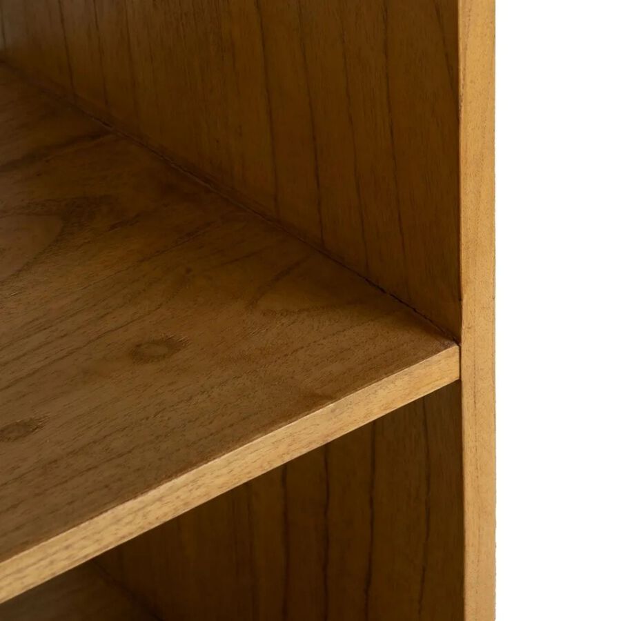 Estanter&iacute;a de madera de mindi 90x40x150cm