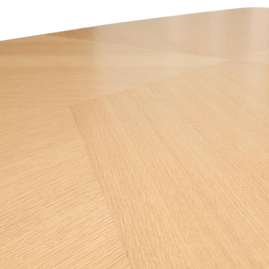 Mesa de comedor de madera Roven 180x90cm 