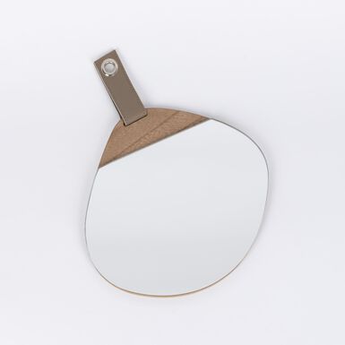 Espejo de pared de madera Teo