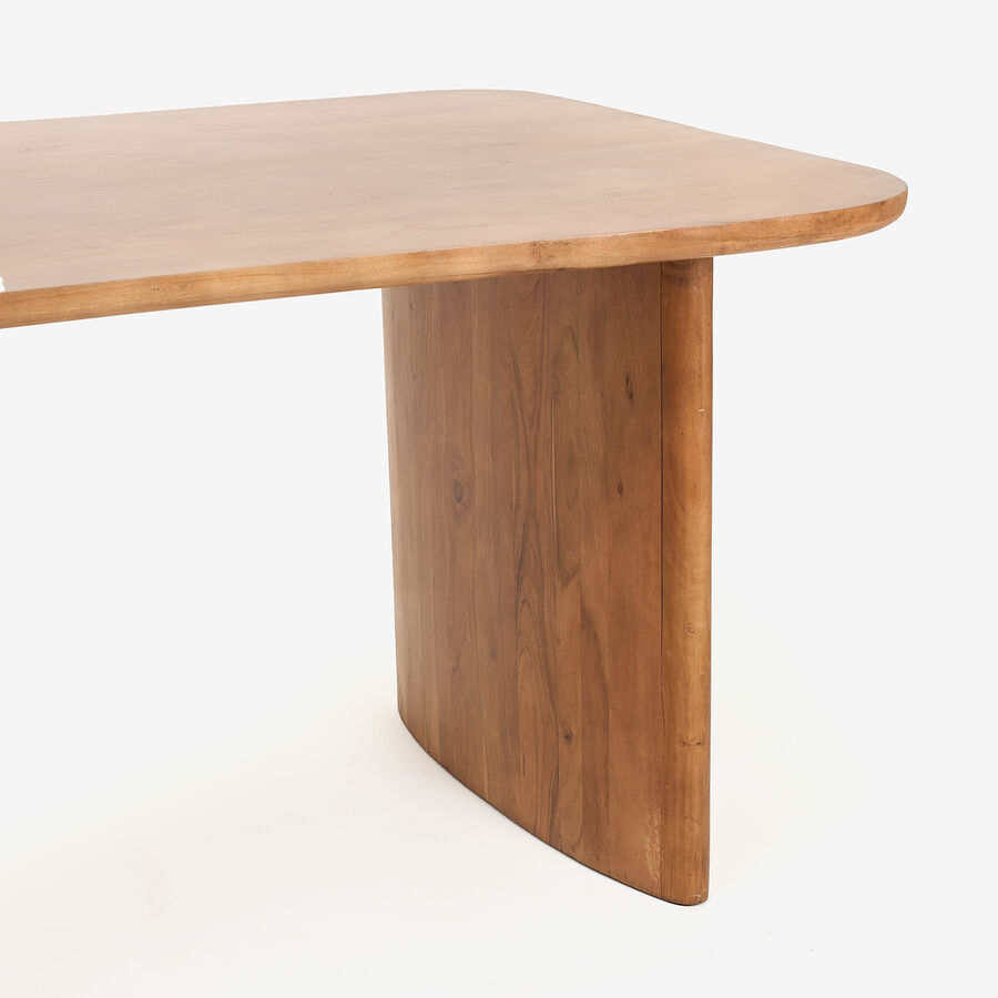 Mesa de comedor de madera acacia Napoli 200x100x76cm