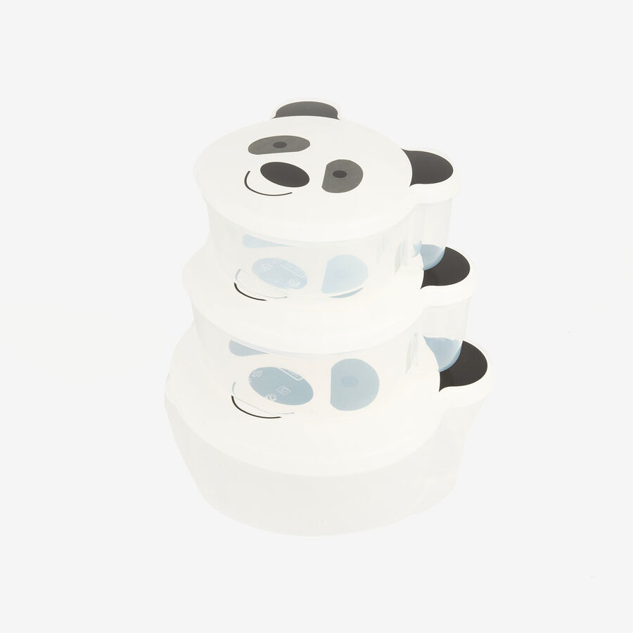 Set de 3 tápers de polipropileno infantiles Animales