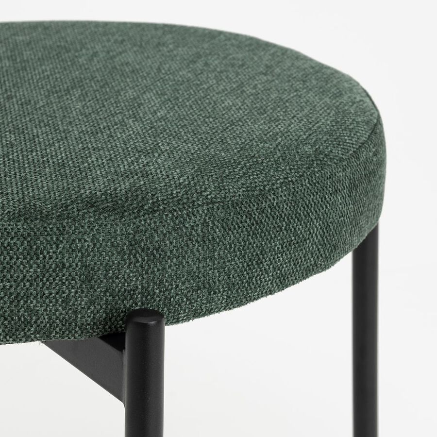 Silla de comedor verde oscuro Candela 49x53 Clau&Chloe