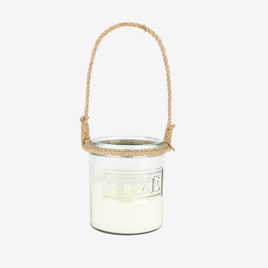 Vela de cristal vainilla &Oslash;14x17cm