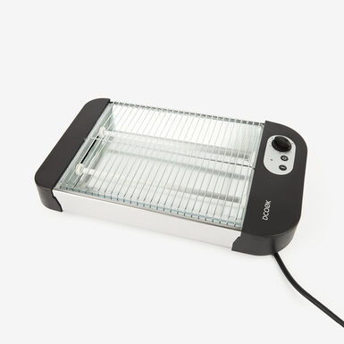 Tostadora horizontal de metal y plástico DCook 24x20cm 600W