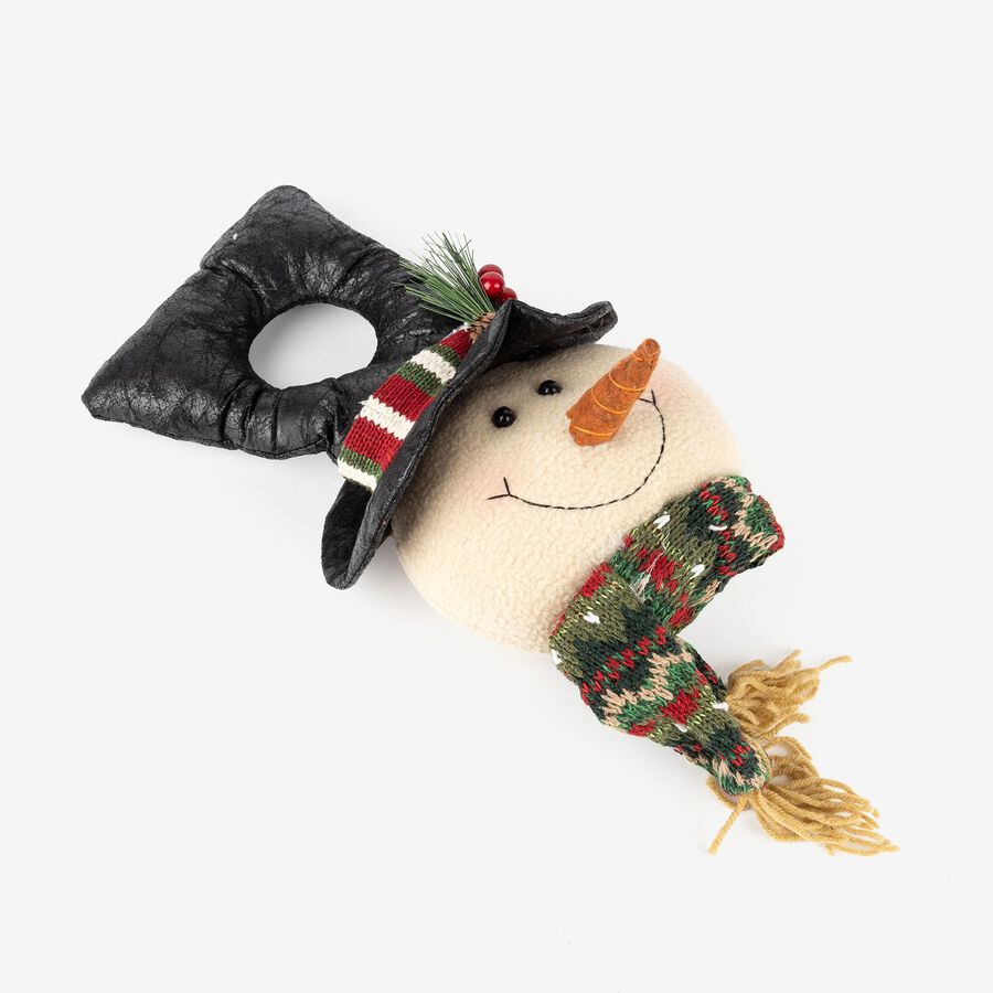 Adorno colgante Mu&ntilde;eco de nieve 33cm