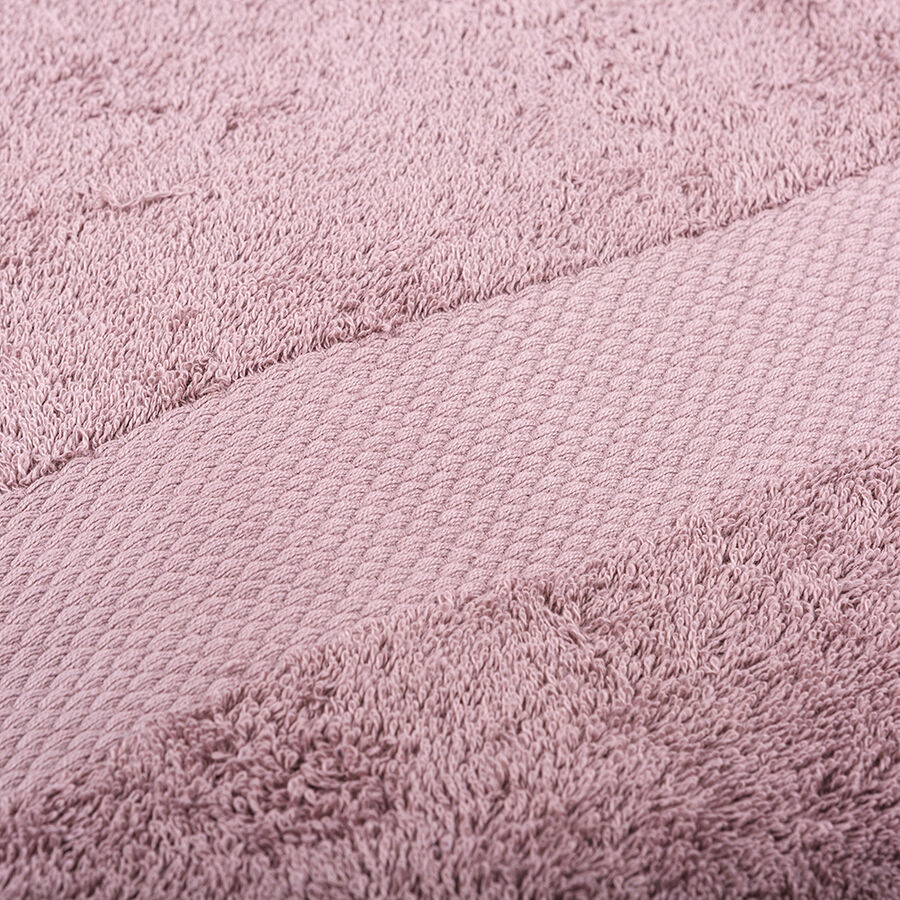 Toalla de ducha XL de algodón berenjena Vic 100x150cm - 500 gr/m²