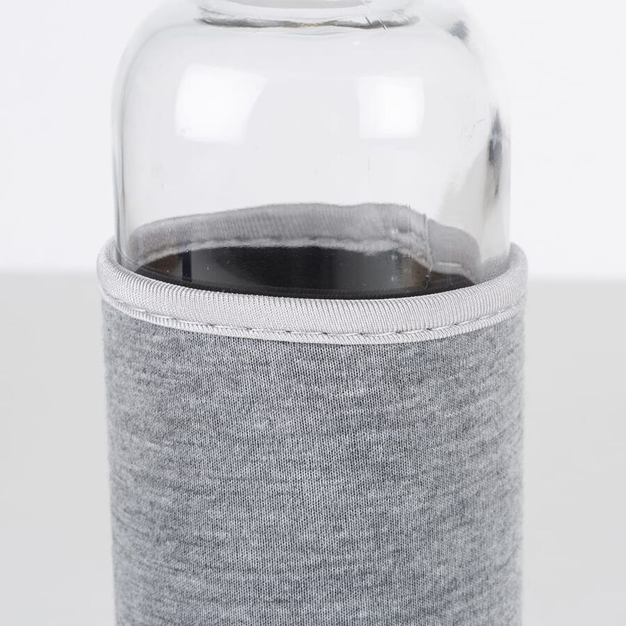 Botella con funda gris de cristal Temel 60cl