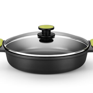 Cacerola baja de aluminio Foodie de Bra Ø32cm