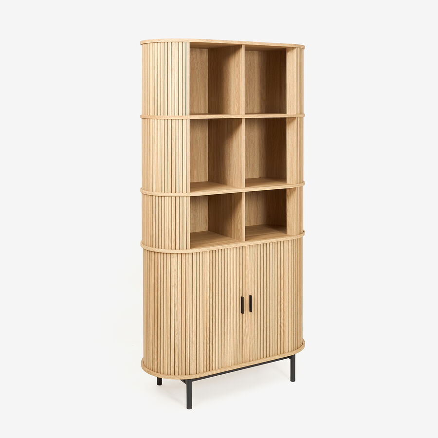 Estanter&iacute;a de madera MDF Medan 90x40x172,5cm