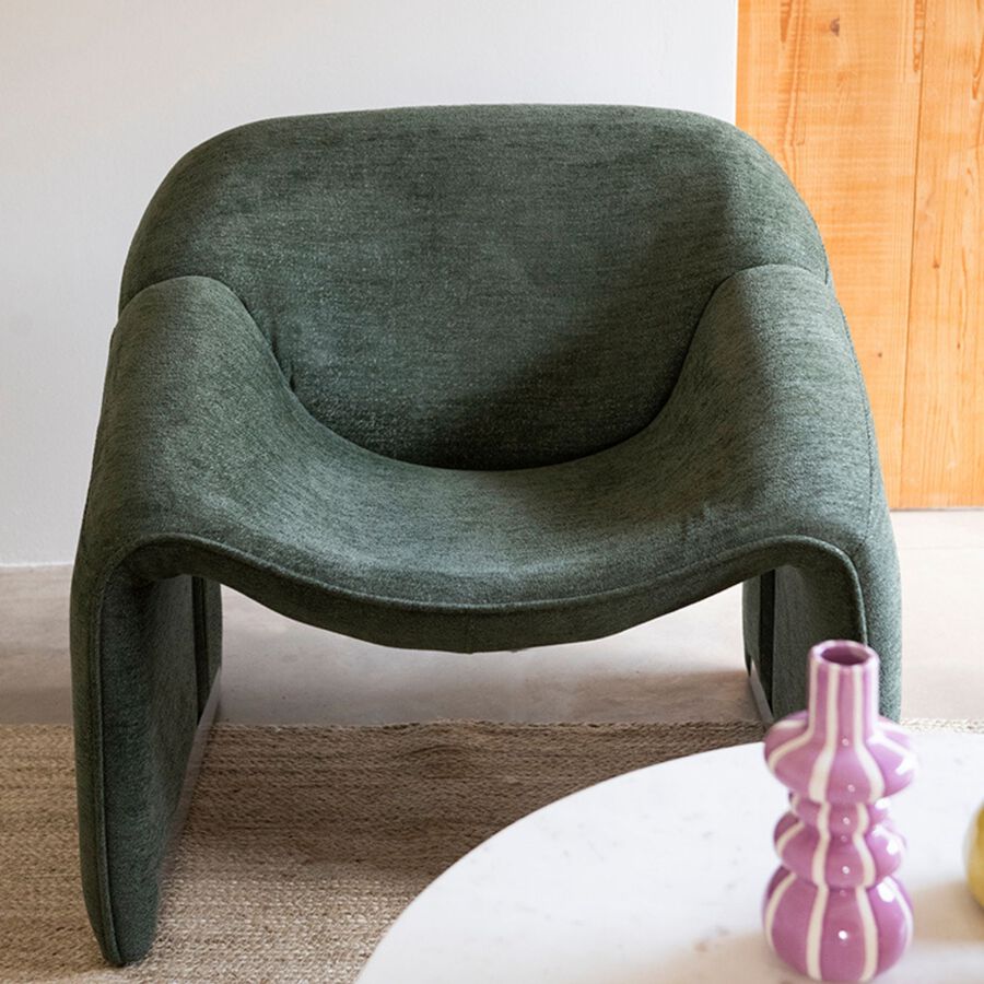 Butaca verde Nelia 81x64x74cm Clau&Chloe