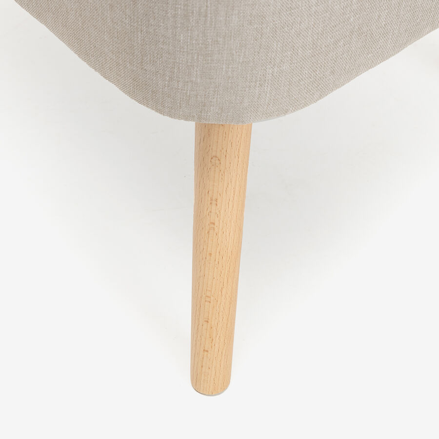 Butaca beige claro Rita 58x64x80cm