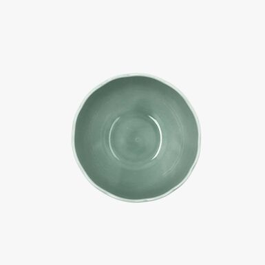 Bol de porcelana verde Aura Stela &Oslash;12x5cm